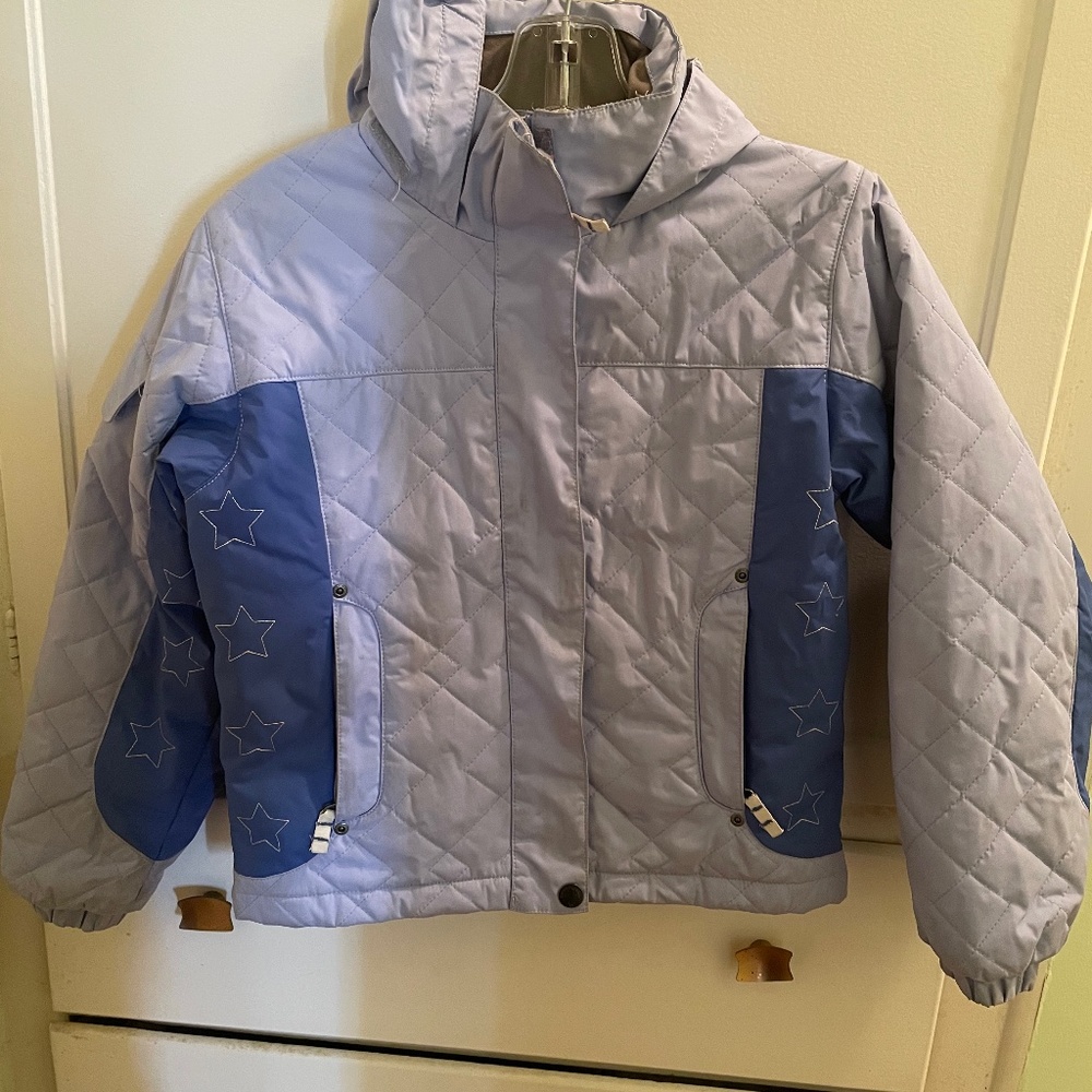 Periwinkle Blue Snow Jacket Size M